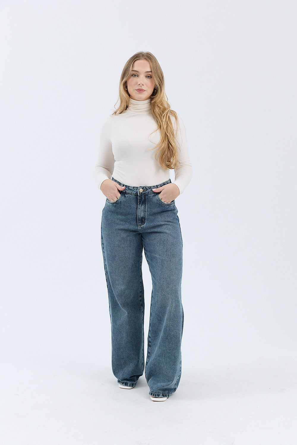 Calça Feminina Wide Leg Baggy Larissa com Caimento Amplo e Moderno