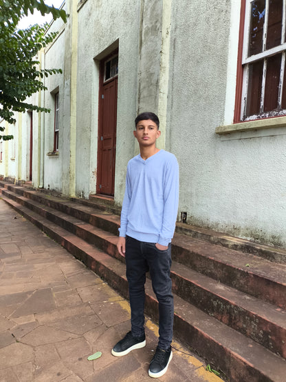 Suéter Masculino Casual em Malha Confortável para Inverno