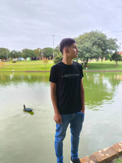 Camisetas Masculinas Gola Redonda Básicas com Caimento Confortável