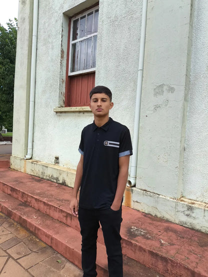Camiseta Polo Masculina Casual com Gola Clássica e Caimento Confortável Preto